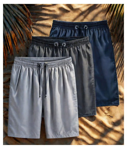 Combo of 3 Men's Stretchable Cotton Shorts