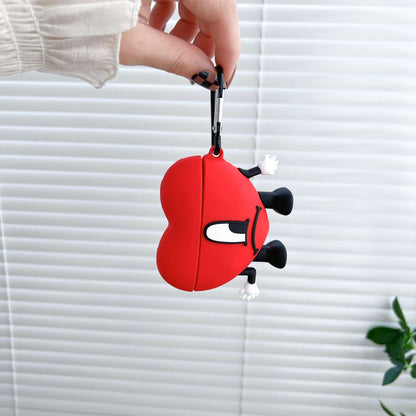 Cute Silicone Love Earphone Sleeves