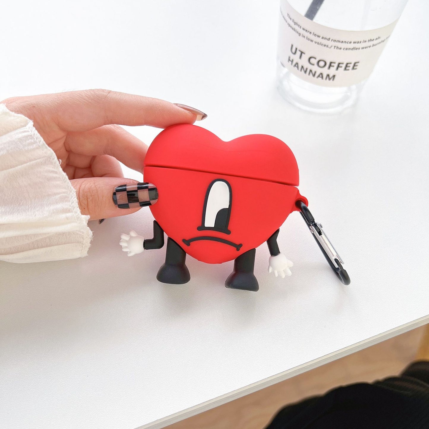 Cute Silicone Love Earphone Sleeves