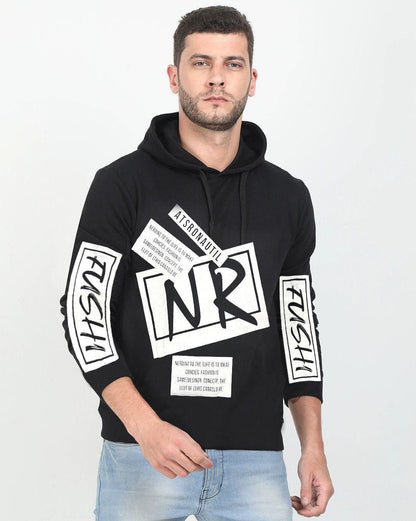 Branded Hooded Full Sleeves T-Shirt