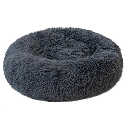 Cozy Orthopedic Donut Pet Bed: Soft, Washable Cushion for Cats & Dogs