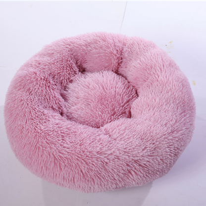 Cozy Orthopedic Donut Pet Bed: Soft, Washable Cushion for Cats & Dogs