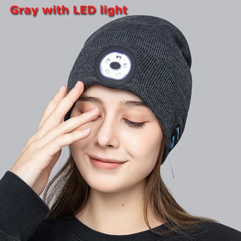 Bluetooth LED Beanie: Stay Warm, Play Music & Light Up Your Winter Adventures