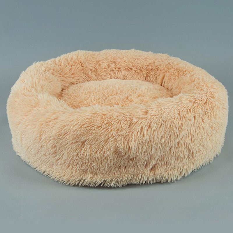 Cozy Orthopedic Donut Pet Bed: Soft, Washable Cushion for Cats & Dogs