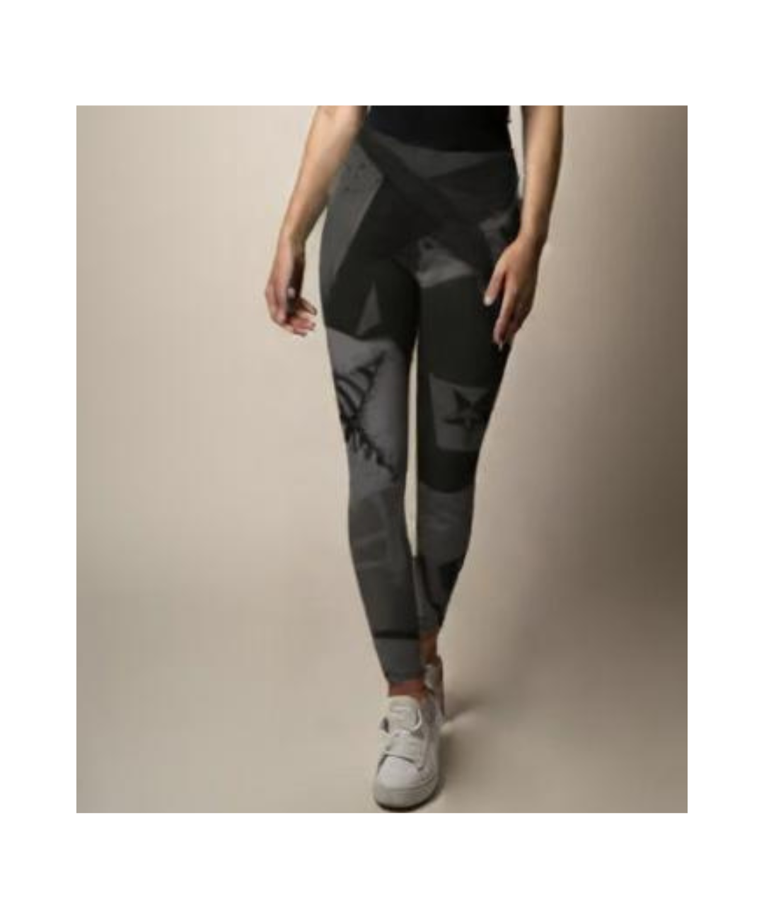 StarryStride Crossover Leggings